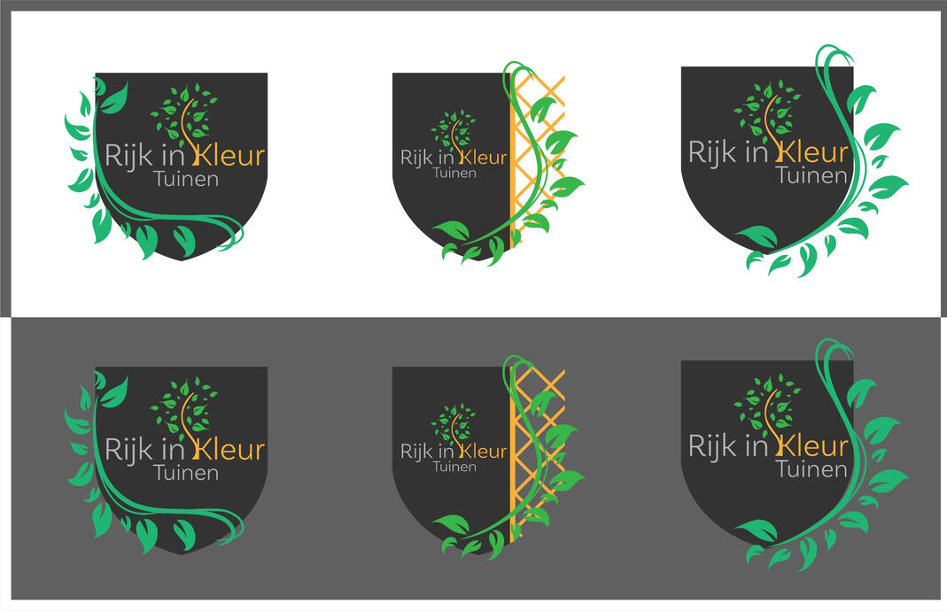 Rijk in Kleur Tuinen logo concept